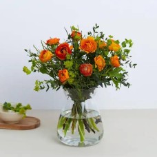 The orange buttercups